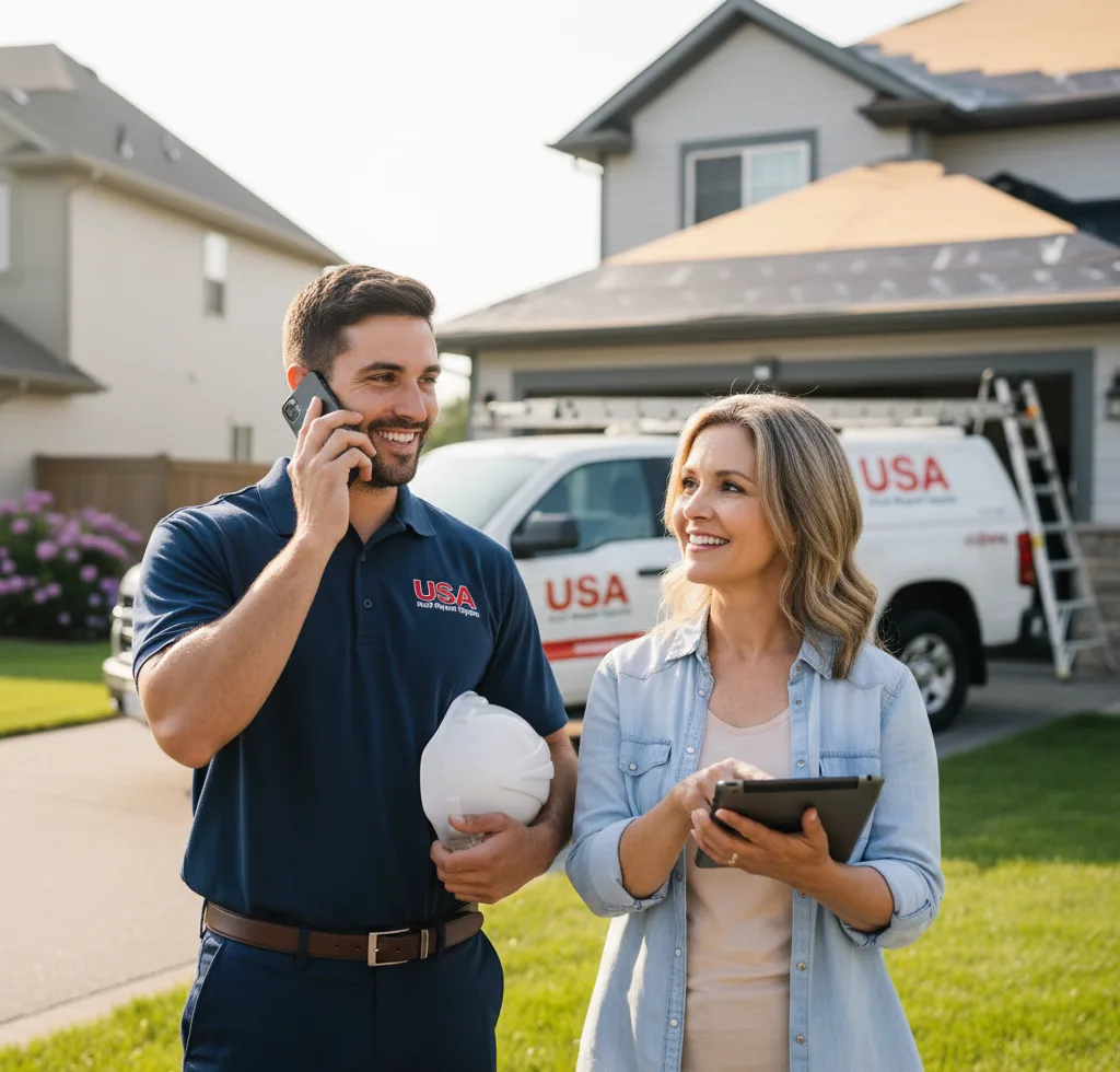 USA Roof Repair Experts customer support in Corinth
